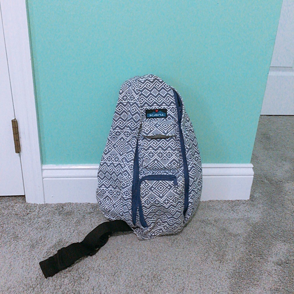 Kavu Purple Aztec Rope Bag